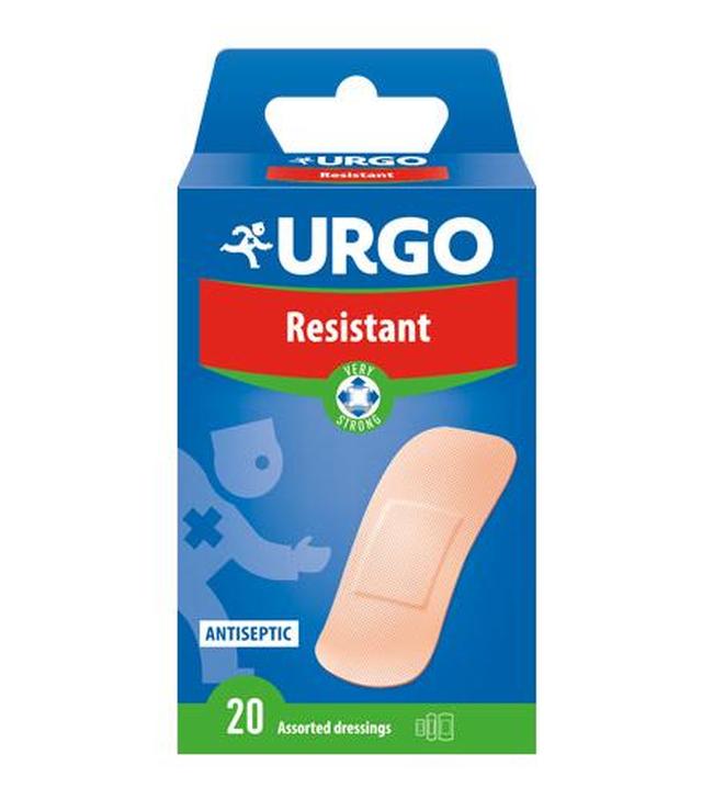URGO Resistant Wytrzymały opatrunek antyseptyczny, 20 sztuk