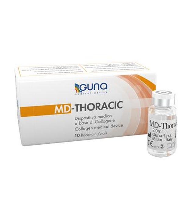 Md-Thoracic Wyrób medyczny na bazie kolagenu - 10 fiolek x 2 ml - cena, opinie, właściwości