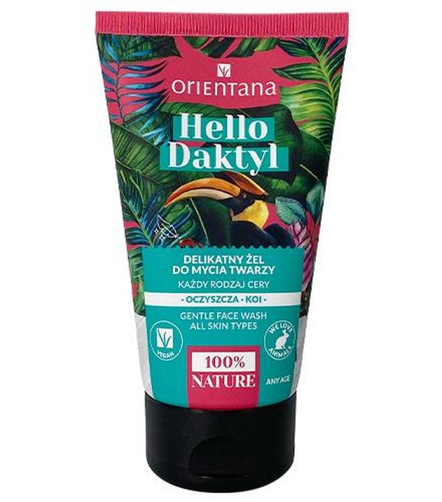 ORIENTANA Hello Daktyl Delikatny Żel do mycia twarzy, 125 ml - ważny do 2025-09-30
