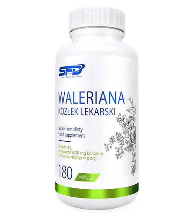 SFD Waleriana Kozłek Lekarski,180 tabletek
