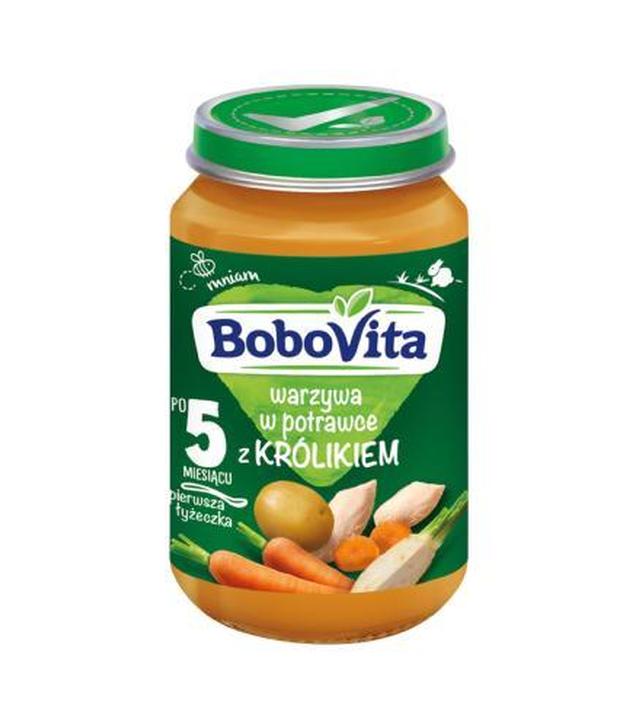 BoboVita Warzywa w potrawce z królikiem, 125 g