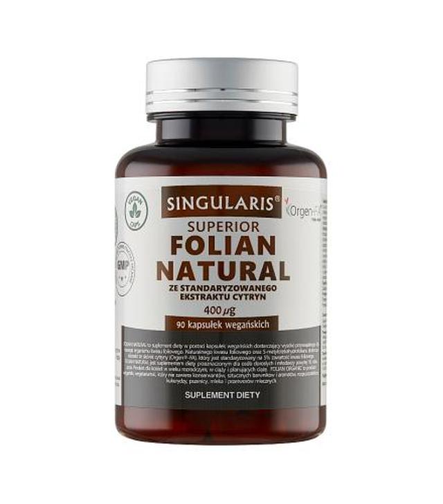 Singularis Superior Folian Organic 400 ug - 90 kapsułek