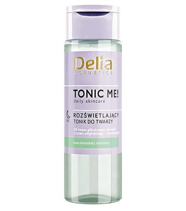 Delia Cosmetics Tonic Me! Rozświetlający tonik do twarzy  - 200 ml - cena, opinie, wskazania