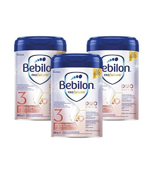 Bebilon PROfutura DUOBIOTIK 3, formuła na bazie mleka po 1. roku życia, 3 x 800 g