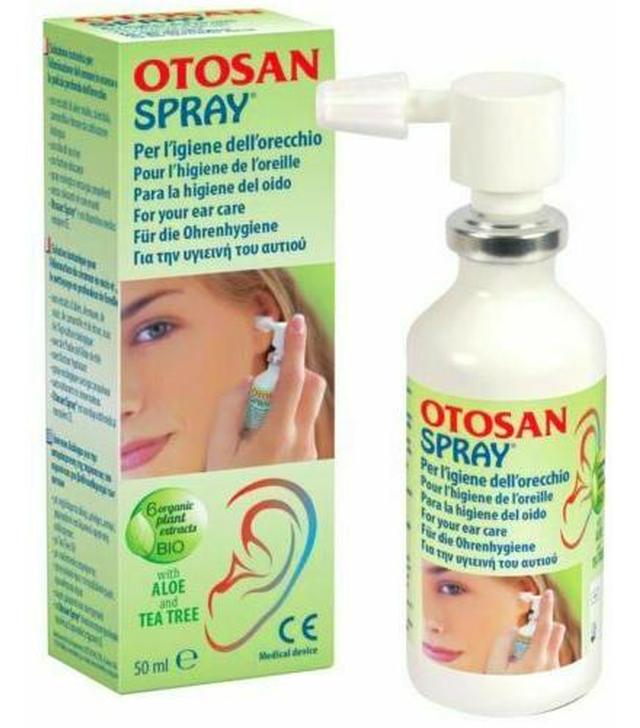 Otosan Spray do pielęgnacji ucha - 50 ml - cena, opinie, właściwości