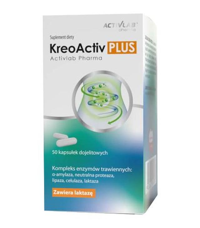 Activlab Pharma KreoActiv Plus, 50 kaps. Na trawienie - cena, opinie, wskazania