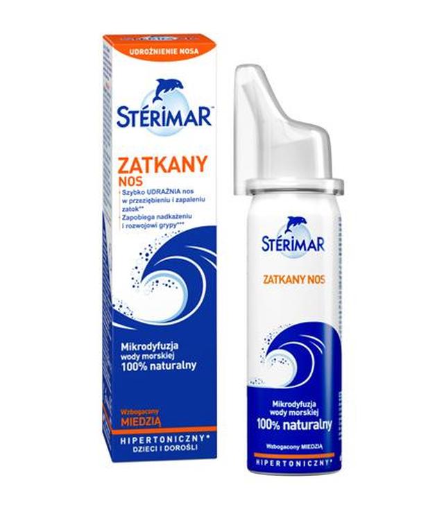 Sterimar Zatkany Nos Roztwór hipertoniczny wzbogacony miedzią - 50 ml