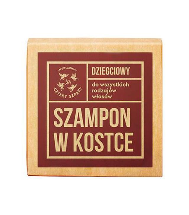 Mydlarnia Cztery Szpaki, Dziegciowy Szampon w kostce, 75 g