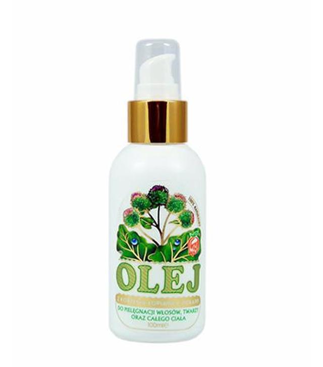 Nami Olej z korzenia łopianu z ziołami do pielęgnacji włosów, twarzy oraz całego ciała - 100 ml - cena, opinie, właściwości