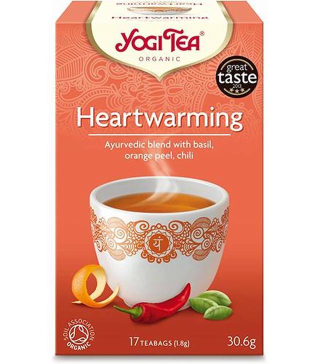 Yogi Tea Organic HEARTWARMING Radość życia BIO - 17 sasz. - cena, opinie, stosowanie