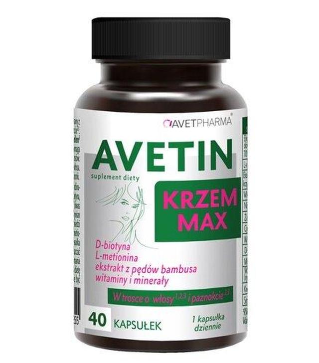 Avetin Krzem Max, 40 kapsułek