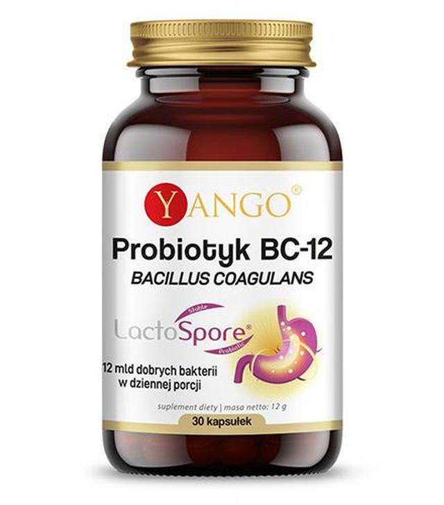 Yango Probiotyk BC-12 - 30 kaps. - cena, opinie, stosowanie