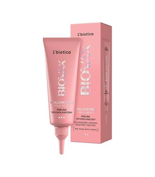 L'Biotica Biovax Glamour Volumetic Treatment peeling trychologiczny, 100 ml
