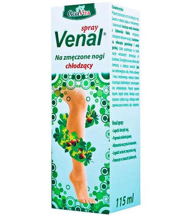 Gorvita Venal Spray na zmęczone nogi, 115 ml - cena, opinie, właściwości