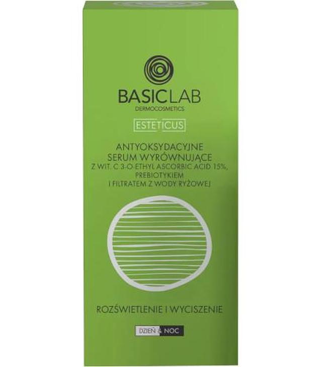 Basiclab Antyoksydacyjne serum wyrównujące z witaminą C 15% Rozświetlenie i Wyciszenie, 30 ml