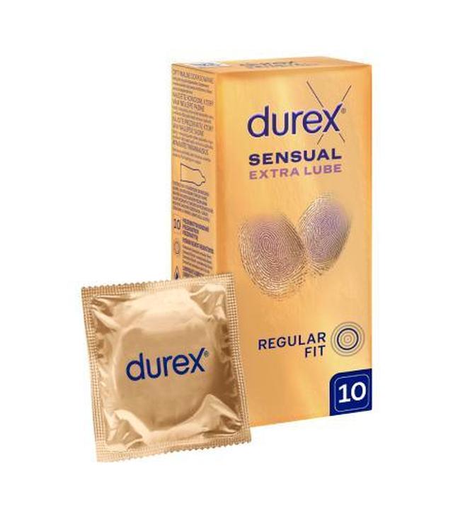 Durex Sensual Extra Lubricated, 10 sztuk