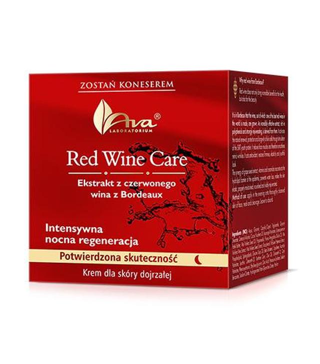 Ava Red Wine Care Krem na noc dla skóry dojrzałej - 50 ml - cena, opinie, właściwości