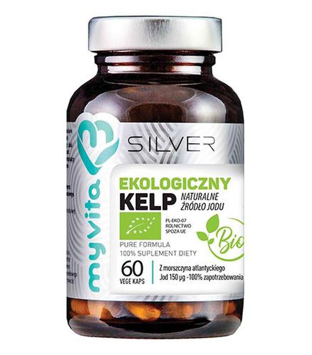MyVita Silver Pure 100 % Kelp Bio, 60 kaps., cena, opinie, właściwości