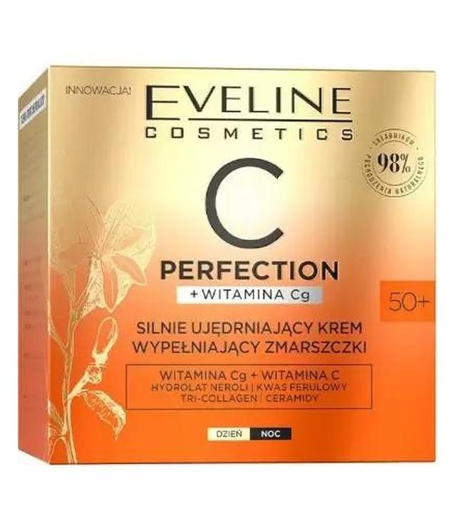 Eveline C perfection silnie ujędrniający krem wypełniający zmarszczki 50+, 50 ml - ważny do 2025-10-06