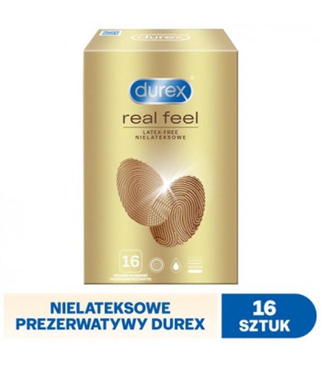 DUREX REAL FEEL Prezerwatywy nowej generacji nie-lateksowe - 16 szt.