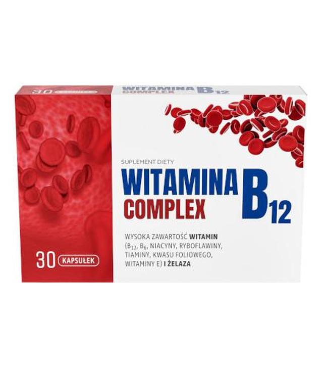 Nature Pharm, witamina B12 complex, 30 kapsułek