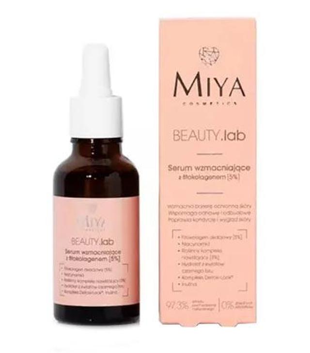 Miya Beauty.lab  Serum wzmacniające z fitokolagenem 5%, 30 ml, cena, opinie, stosowanie - ważny do 2025-10-31