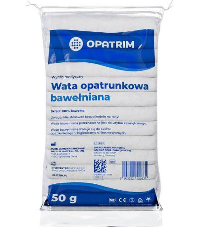 Opatrim Wata opatrunkowa bawełniana, 50 g