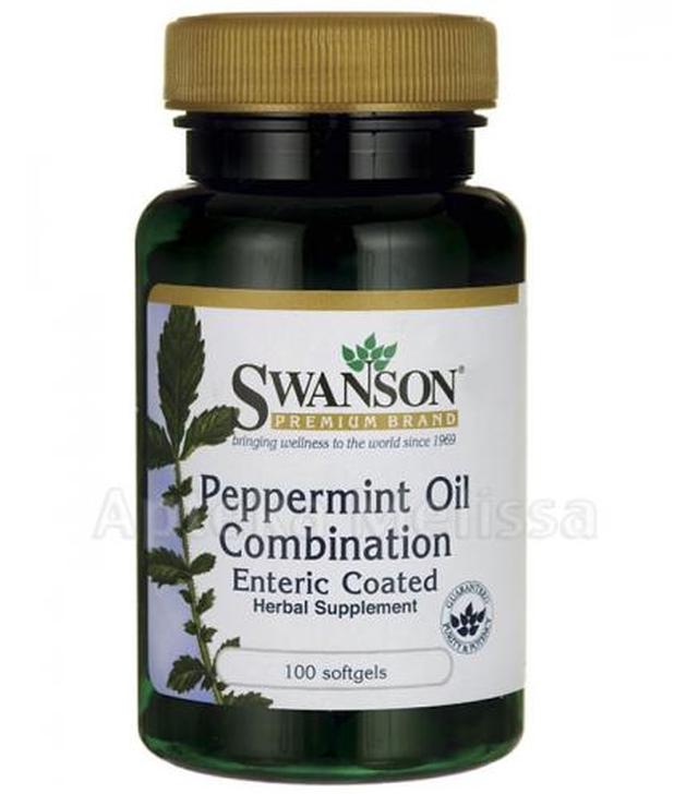 SWANSON Peppermint Oil Combination - 100 kaps.