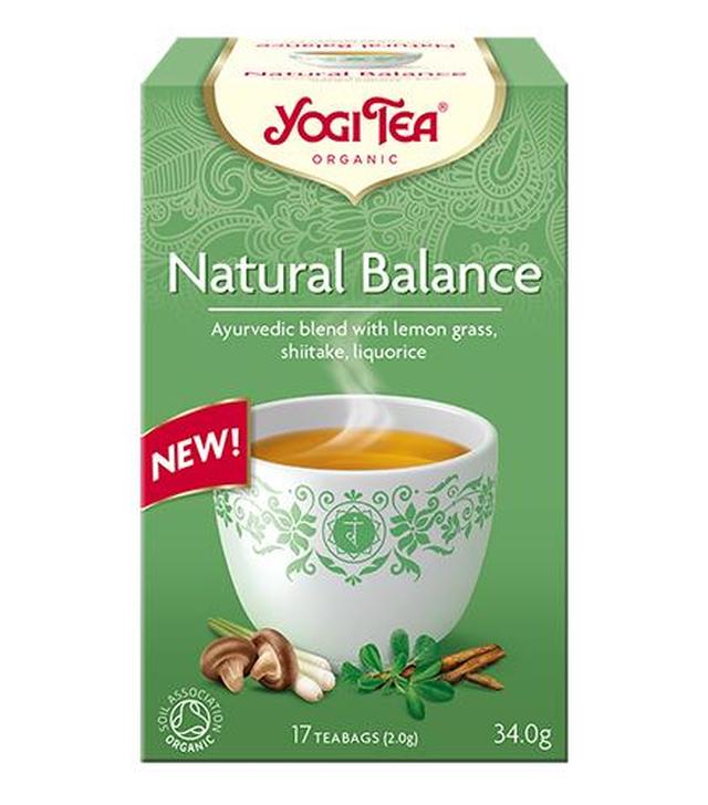 Yogi Tea Organic NATURAL BALANCE Naturalna równowaga BIO - 17 sasz. - cena, opinie, stosowanie