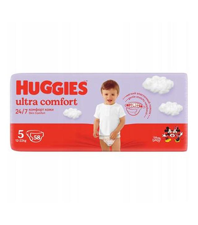 Huggies Ultra Comfort 5 Pieluchy 12-22 kg, 58 sztuk