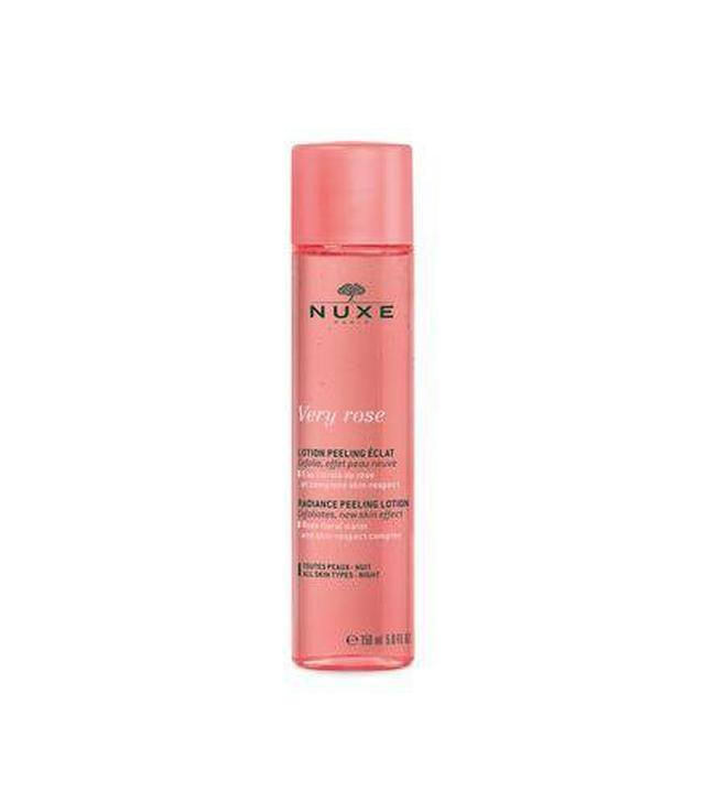 Nuxe Very Rose Rozświetlający peeling złuszczający, 150 ml, cena, opinie, właściwości