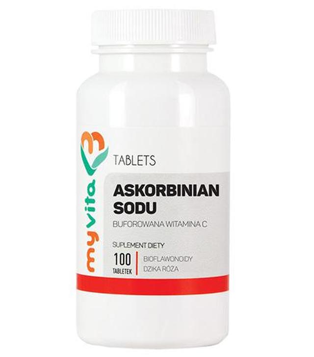 MyVita Askorbinian sodu, buforowana witamina C, 100 tabletek