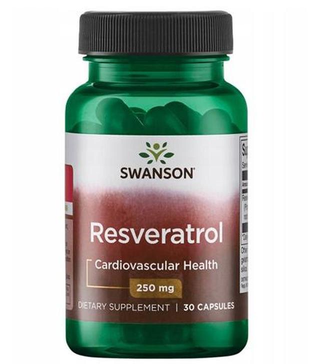 SWANSON Resveratrol 250 mg - 30 kaps.