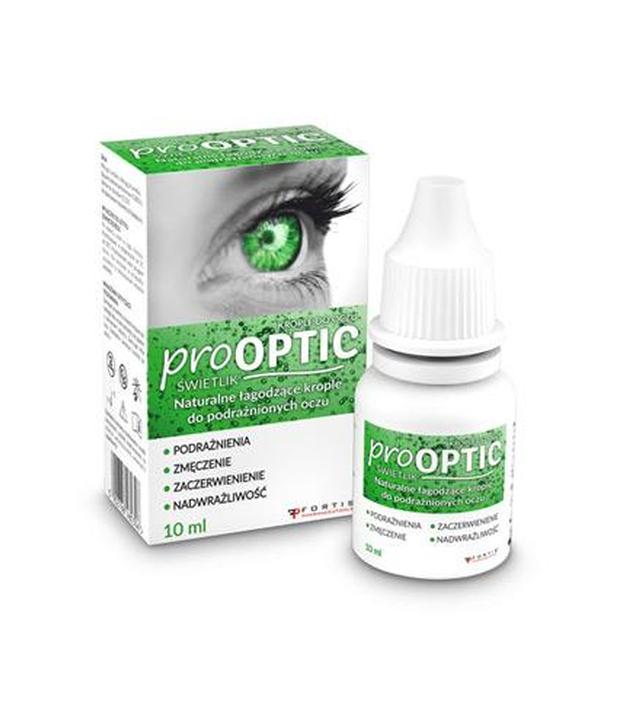 ProOPTIC Świetlik krople do oczu łagodzące - 10 ml - cena, opinie, właściwości