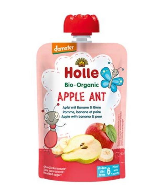 HOLLE Mus z jabłka, banana i gruszki - 100 g - ważny do 2025-07-03