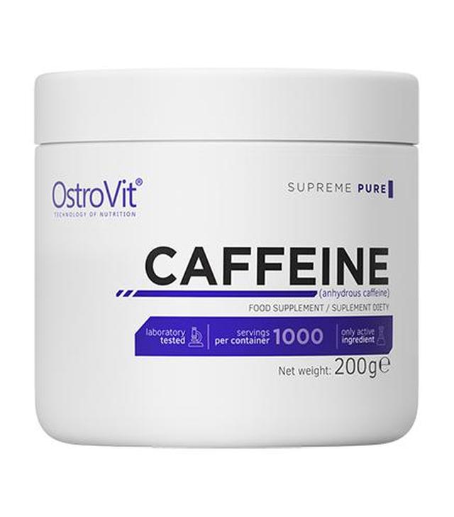 OstroVit Supreme Pure Caffeine - 200 g - cena, opinie, dawkowanie