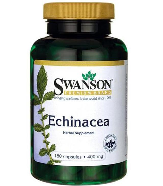 SWANSON Echinacea 400 mg - 180 kaps. Na pobudzenie odporności.