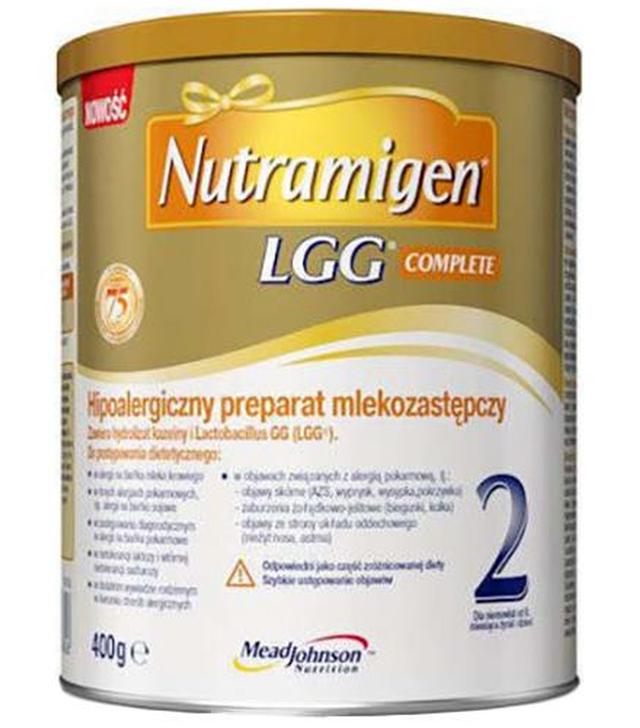 Nutramigen 2 LGG Complete Hipoalergiczny preparat mlekozastępczy - 400 g - cena, opinie, skład