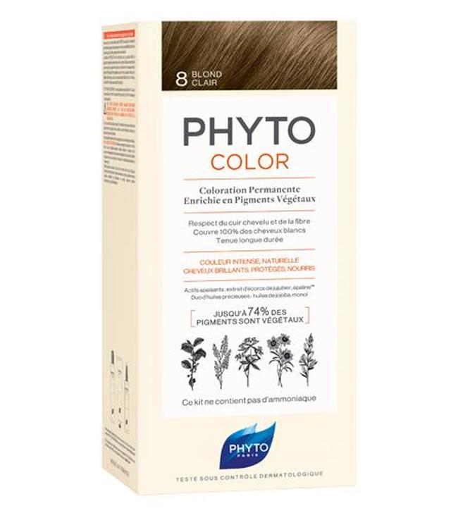 PHYTO COLOR Farba do włosów - 8 JASNY BLOND