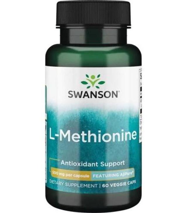 SWANSON AjiPure L-Metionina 500 mg - 60 kaps.