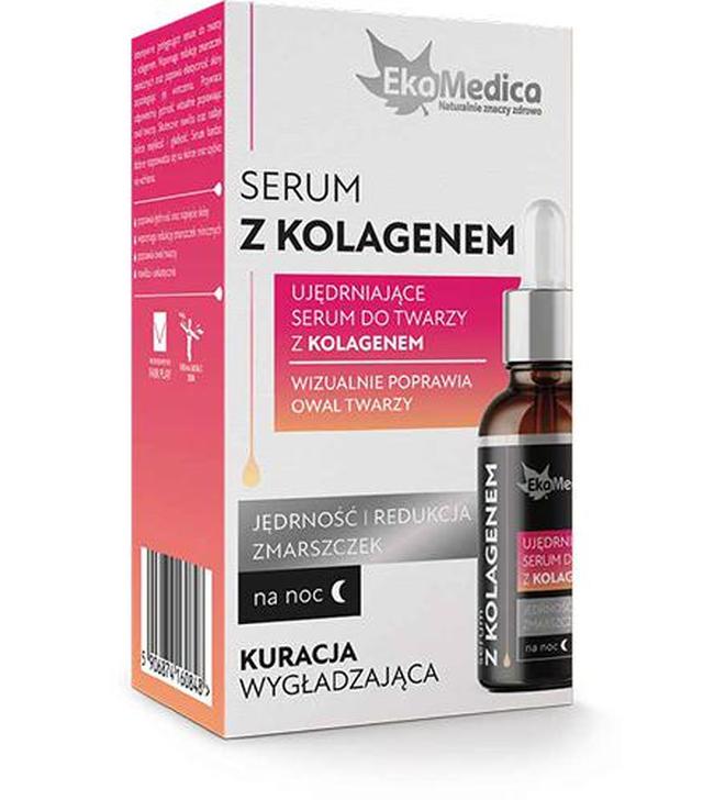 Ekamedica Serum z kolagenem, 20 ml, cena, opinie, wskazania