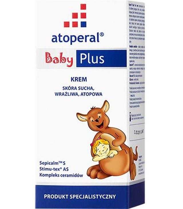 ATOPERAL BABY PLUS Krem dla dzieci i niemowląt o skórze suchej, wrażliwej i atopowej - 50 ml