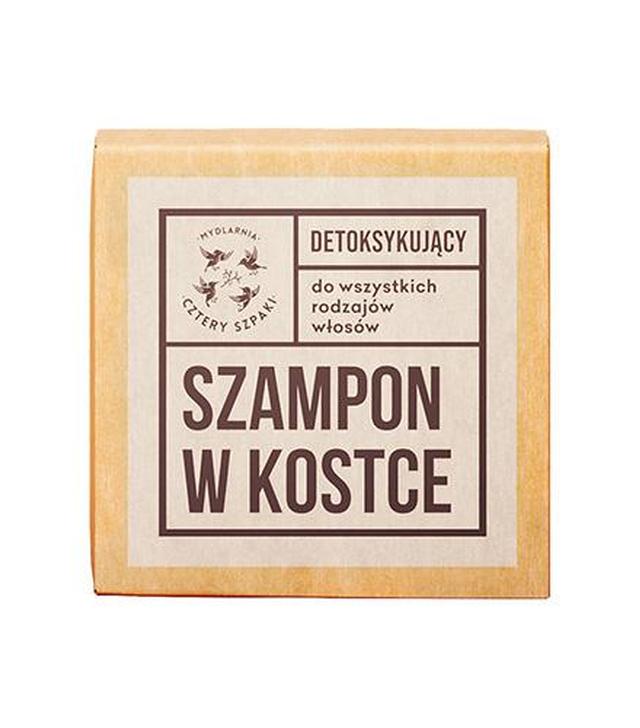 Mydlarnia Cztery Szpaki, Detoksykujący szampon w kostce, 75 g