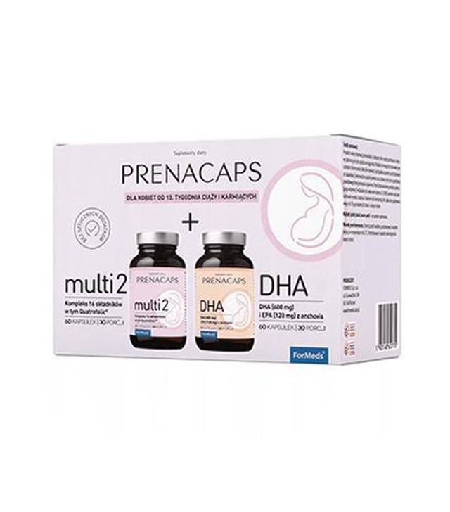 Prenacaps Multi 2, kapsułki, 60 sztuk + DHA, kapsułki, 60 sztuk ZESTAW