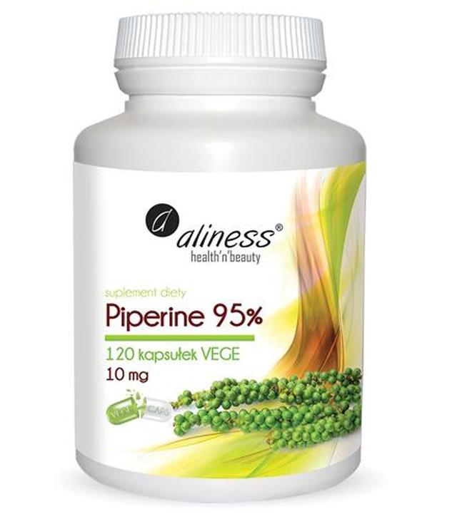 ALINESS Piperine 95% 10 mg, Piperyna i chrom, 120 kapsułek