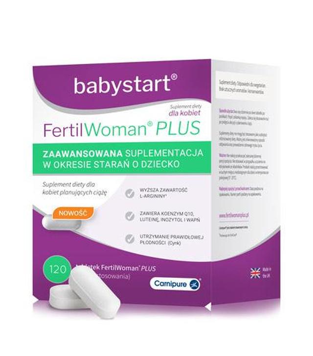 FertilWoman Plus Dla kobiet planujących ciążę, 120 tabletek