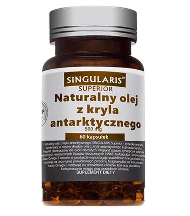 Singularis Superior  Naturalny olej z kryla antarktycznego 500 mg - 60 kaps. - cena, opinie, właściwości