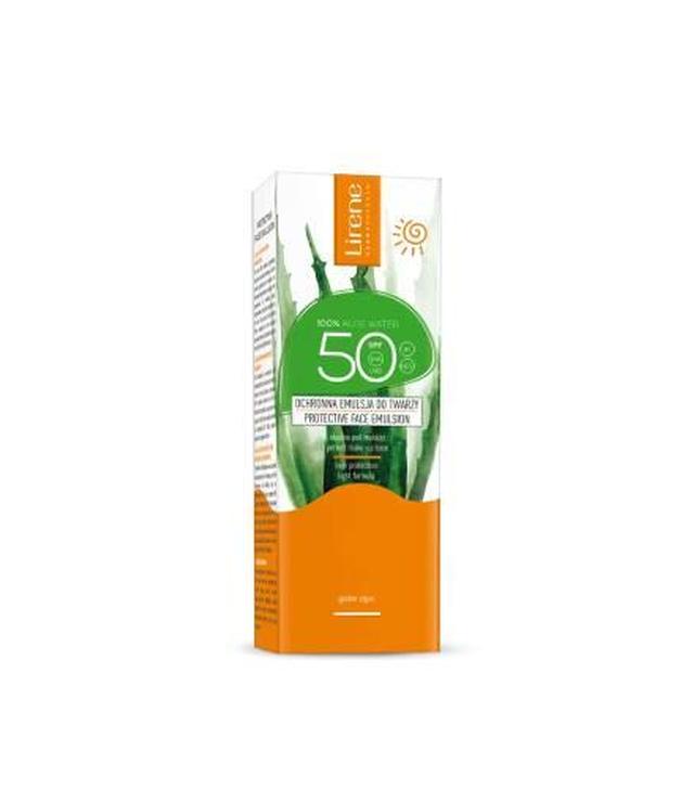 Lirene, Emulsja do twarzy ochronna SPF 50, 50 ml