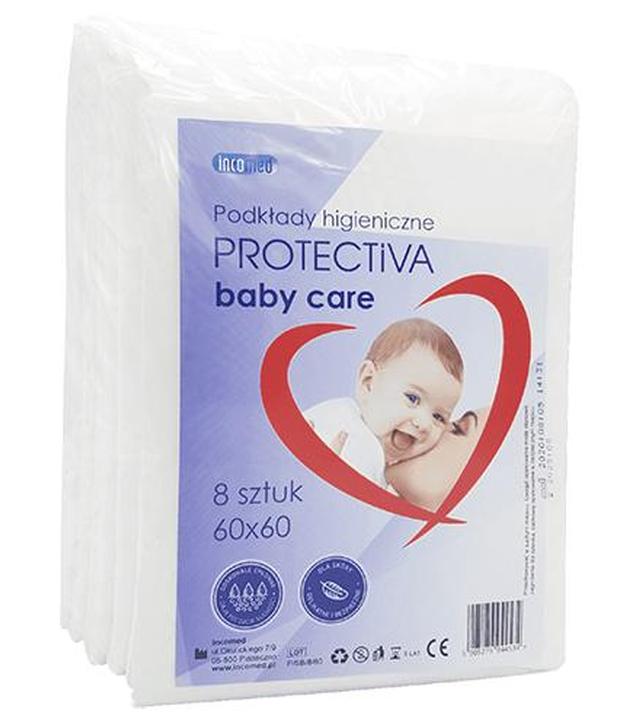 Protectiva Baby Care Podkłady higieniczne 60x60 - 8 szt. - cena, opinie, właściwości