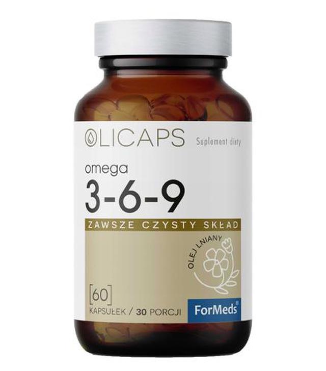 ForMeds Olicaps Omega 3, 60 kaps., cena, opinie, wskazania